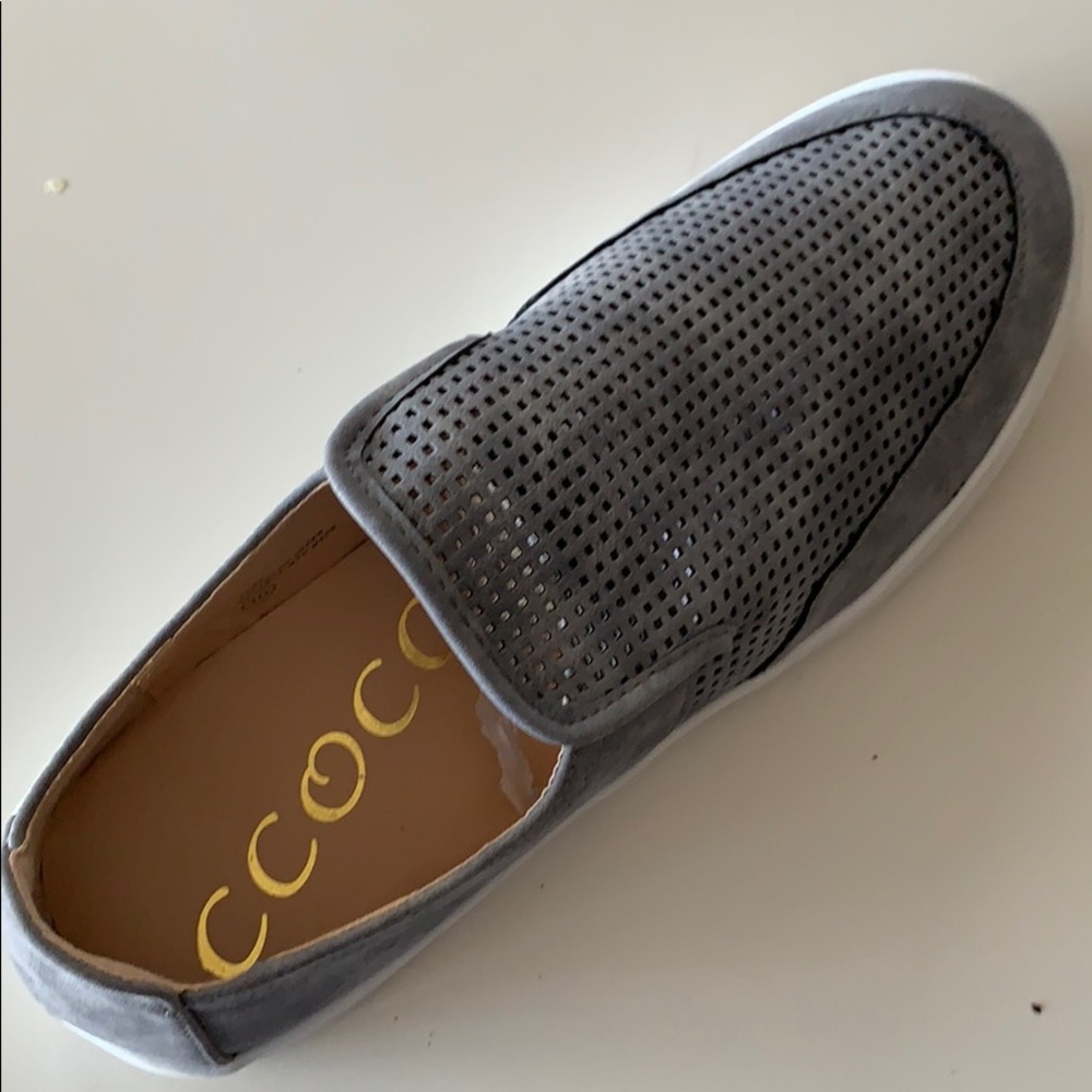 Follow My Footsteps Faux leather slides